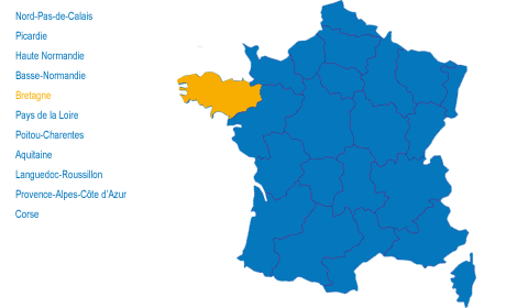 Choisir sa région