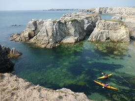 Sillages balades et randonnées en kayak de mer Quiberon Bretagne