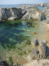 Sillages balades et randonnées en kayak de mer Quiberon Bretagne