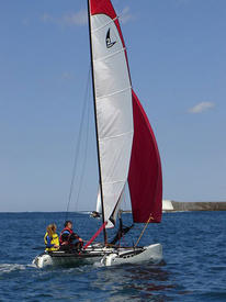 Yacht Club Basque Saint Jean de Luz école de voile catamaran