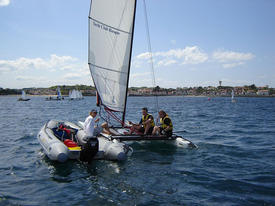 Yacht Club Basque Saint Jean de Luz école de voile catamaran