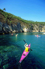 Centre Nautique de Crozon Morgat école de voile balade en kayak de mer