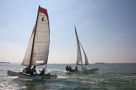 La Mouette Sinagote école de voile sur le Golfe du Morbihan près de Vannes