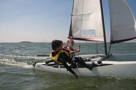 La Mouette Sinagote école de voile sur le Golfe du Morbihan près de Vannes