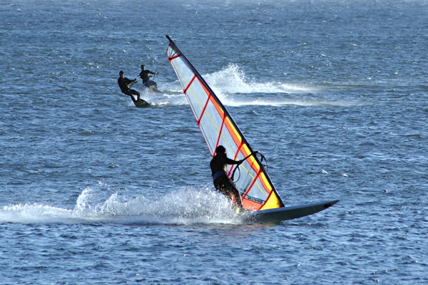 Ecole de voile balade kayak sur l'Aven Cardinal Sud