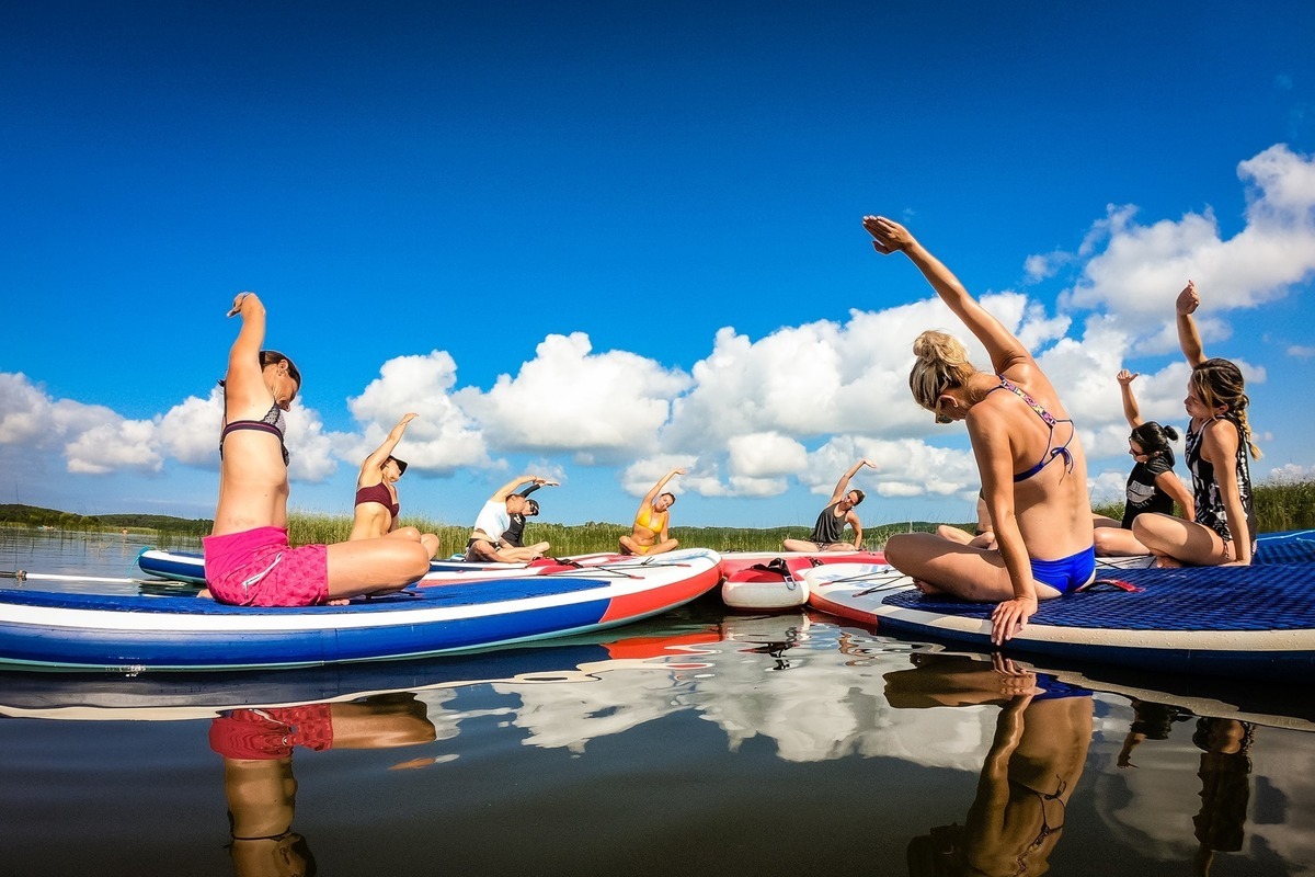 All Water paddle yoga Mimizan