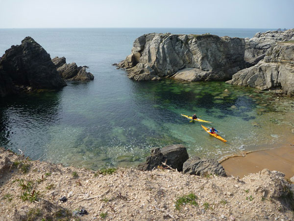 Sillages balades et randonnées en kayak de mer Quiberon Bretagne