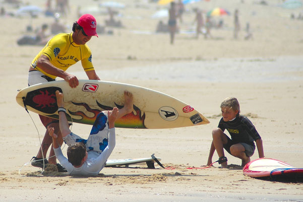 Max Respect école de surf Saint Girons Plage et Contis Plage