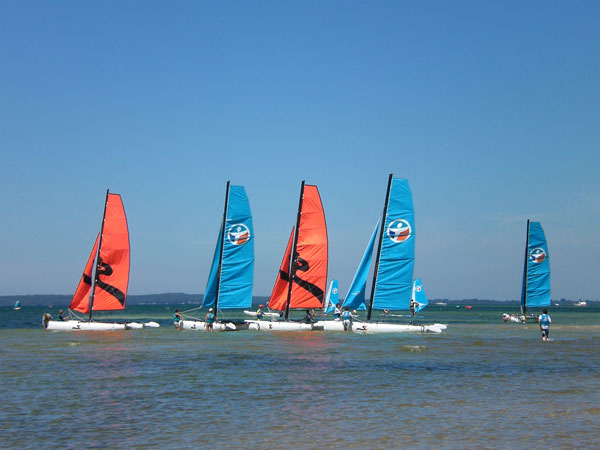 Centre Nautique de Biscarrosse école de voile des Landes