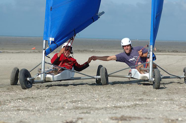 Avel Char à voile en baie du Mont Saint Michel coffret cadeau