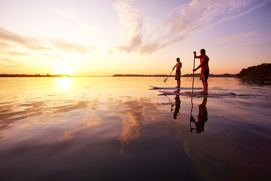 Balade Stand Up Paddle Golfe du Morbihan Kerners Kayak