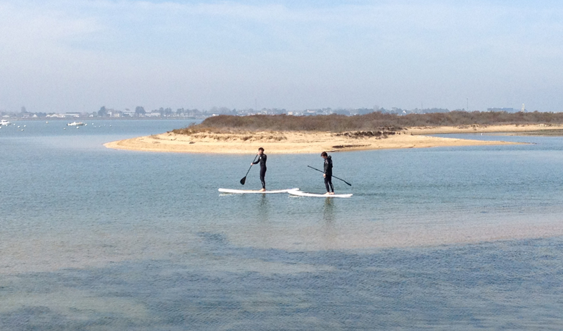 Ecole de kitesurf Normandie KITE R balade en SUP