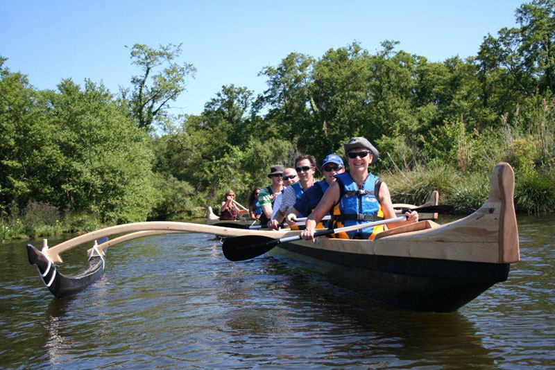 Naeco balade en pirogue Landes