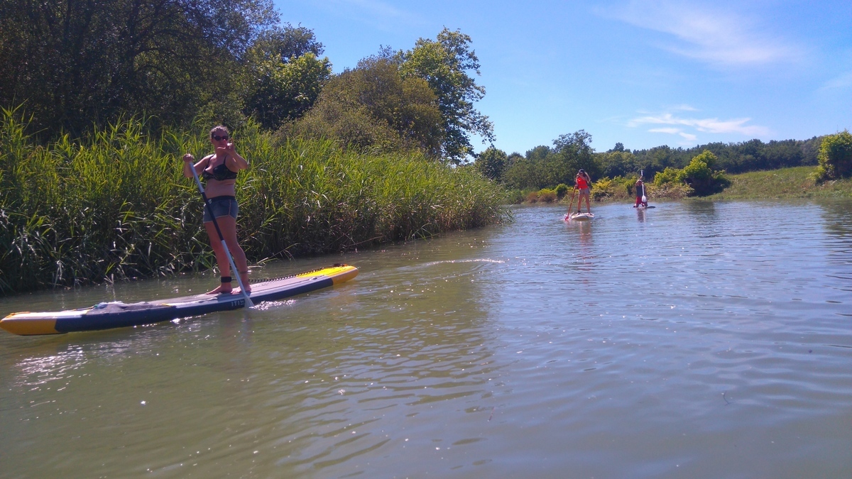 Pirogue et surf paddle Bayonne