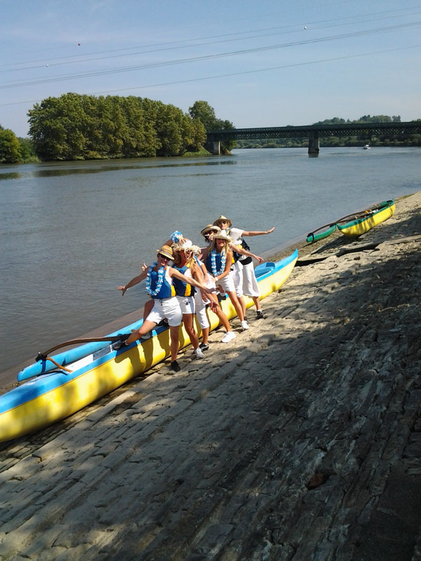 Pirogue and Surf Bayonne balade en pirogue