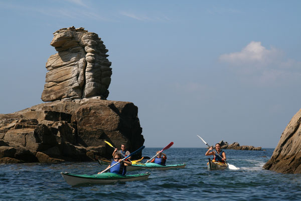 Sillages balades et randonnées en kayak de mer Quiberon Bretagne