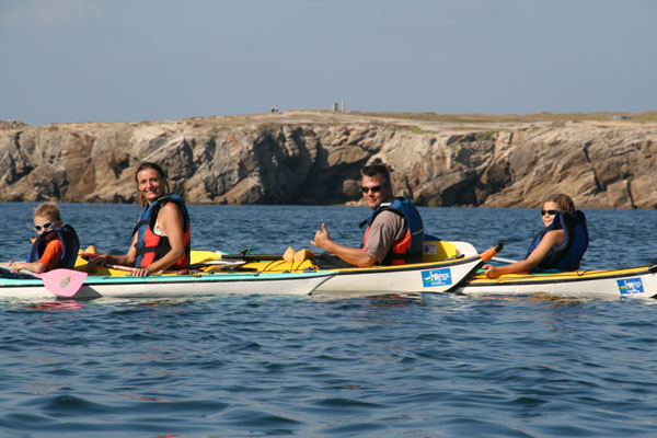 Sillages balades et randonnées en kayak de mer Quiberon Bretagne