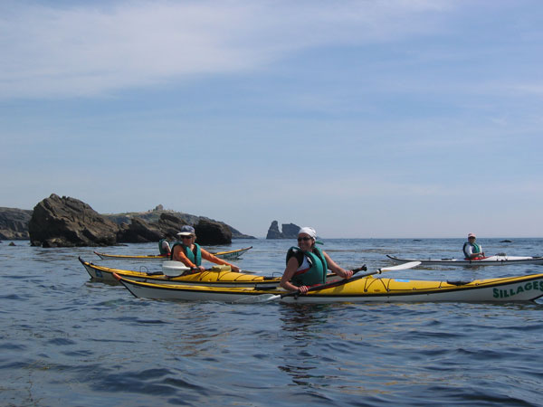 Sillages balades et randonnées en kayak de mer Quiberon Bretagne