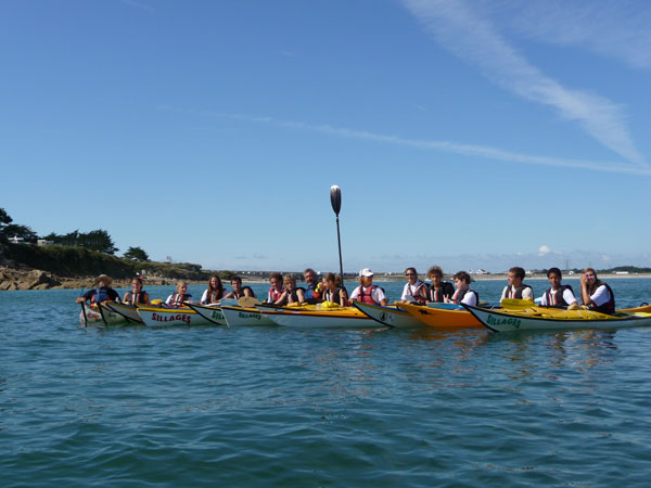 Sillages balades et randonnées en kayak de mer Quiberon Bretagne