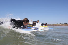 Découverte du surf avec Lézard Surf School à Brétignolles sur Mer (85)