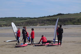 Session surf à Crozon