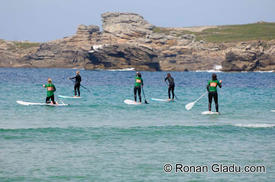 Balade et initiation vagues en Stand Up Paddle sur les spots du Nord Finistère