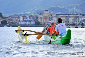 Initiation à la pirogue à Hendaye