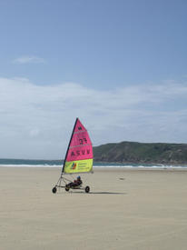 Stage de char à voile dans la Manche