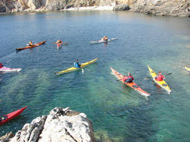 Balade nautique à la Pointe du Raz en kayak de mer