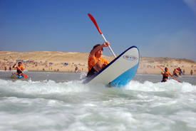 Testez le surf en Wave-ski dans le Landes avec Naéco