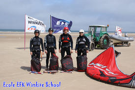 Stage kitesurf à Wimereux sur la côte d'opale