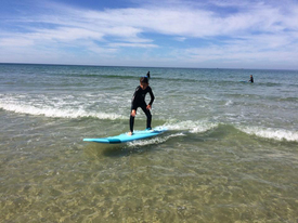 Cours de surf sur les grandes plages de la presqu'il de Gavres - Plouhinec