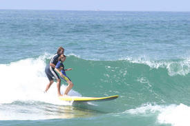 Semaine surf à Biarritz avec l'école de surf Quiksilver Eric Garry