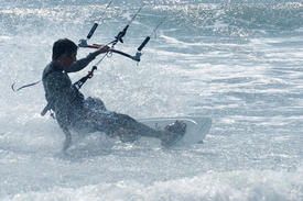 Séance de Kitesurf sur l'Ile d'Oléron