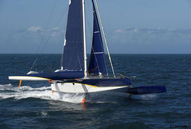 Journée de navigation sur un trimaran 80 pieds en Méditerranée