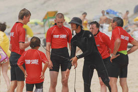 Apprentissage du surf à Biscarrosse Plage avec Point Break