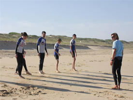 Apprentissage du surf à Seignosse Le Penon