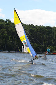 Stage semaine en voile à Lacanau sur Catamaran, optimist ou dériveur