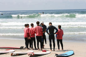 Initiation surf sur le spot mythique de La Torche