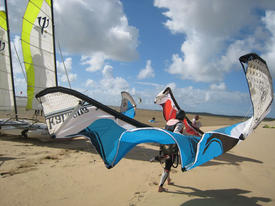 Sensation Kitesurf à La Palmyre Royan en Charente