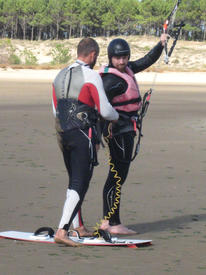 Stage de Kitesurf à La Palmyre Royan en Charente sur 3 jours