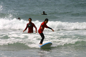 Initiation surf à Anglet La Chambre d'Amour