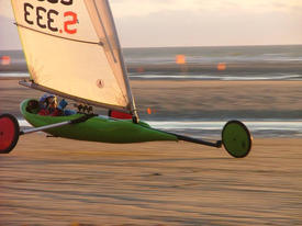 Stage char à voile sur les plages de la côte d'opale.