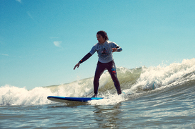 Stage surf sur la côte sauvage près de la Palmyre, Charente-Maritime