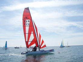 Yacht Club de Carnac école de voile et de planche à voile Morbihan Bretagne