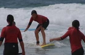 Séance découverte surf au Kerou Clohars Carnoët