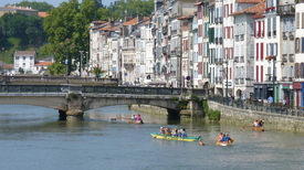 Balade en pirogue à Bayonne