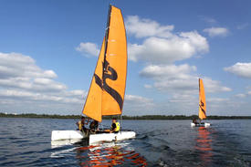 Stage voile 5 jours sur les lacs des Landes à Biscarrosse