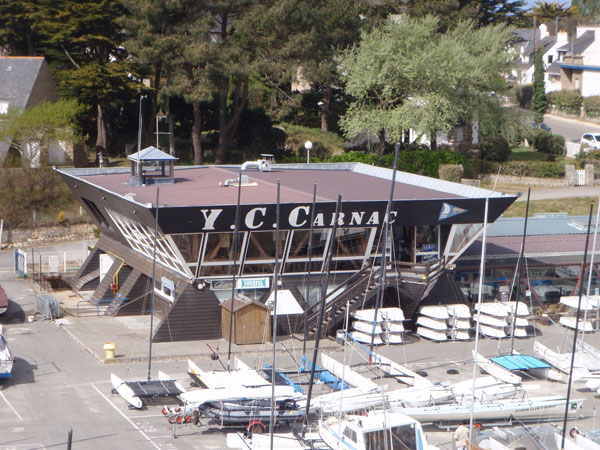 Yacht Club de Carnac école de voile et de planche à voile Morbihan Bretagne