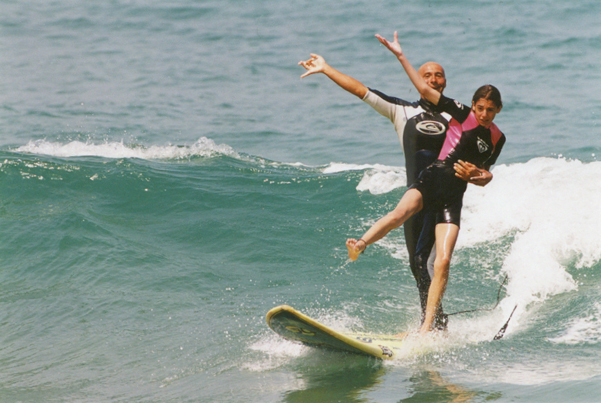 Ecole de surf Quiksilver Biarritz Eric Garry